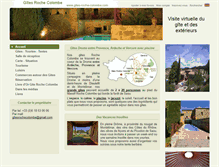 Tablet Screenshot of gites-roche-colombe.com